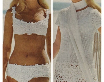 Bikini crochet pattern, Dress beach crochet, bikini crochet pattern pdf