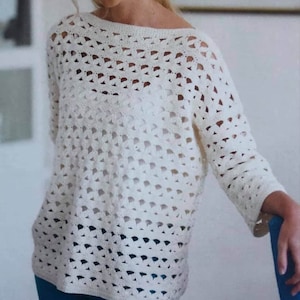 Sommerpullover Häkelanleitung (PDF)