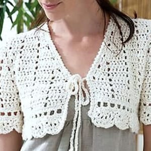 Crochet Bolero Pattern: Beginner-Friendly Crop Top (PDF Pattern)