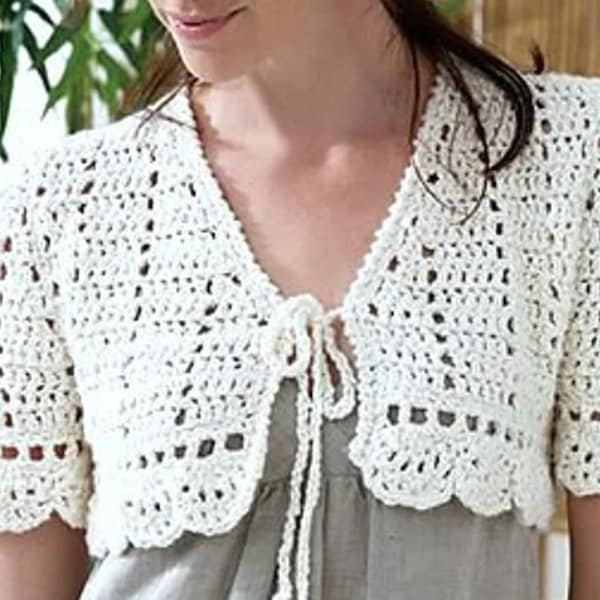 Crochet bolero women, Crochet  top PATTERN | beginner crochet pattern