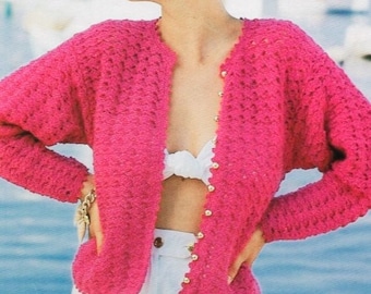 Jacket pattern pdf crochet jacket women’s crochet jacket pdf pattern