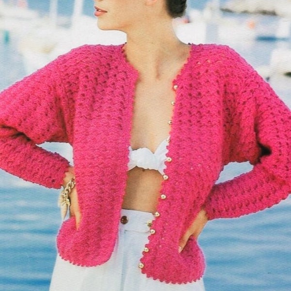 Jacket pattern pdf crochet jacket women’s crochet jacket pdf pattern