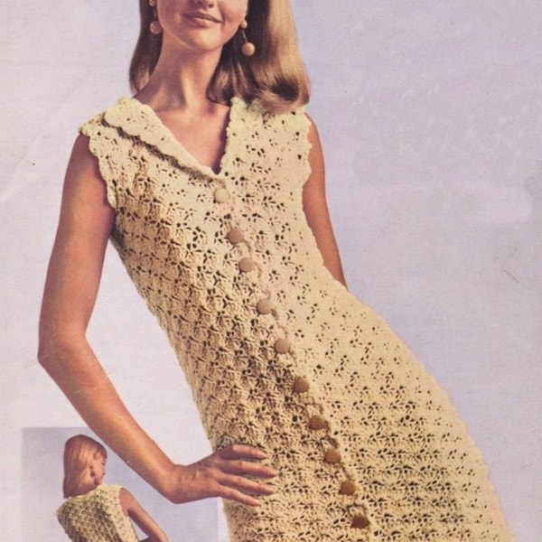 Patron de robe au crochet, patron de robe pour femme au crochet, patron de robe d'été au crochet pdf