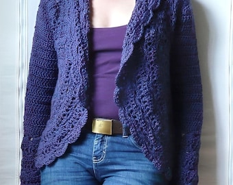 Crochet Shell Cardigan Pattern: Summer Style (PDF)