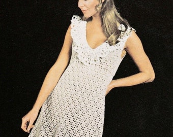 Mini Crochet Dress Pattern (PDF Download) - English