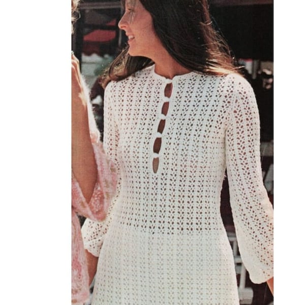 Tunic crochet pattern, crochet patterns, dress crochet patterns, lace tunic, women dress patterns pdf