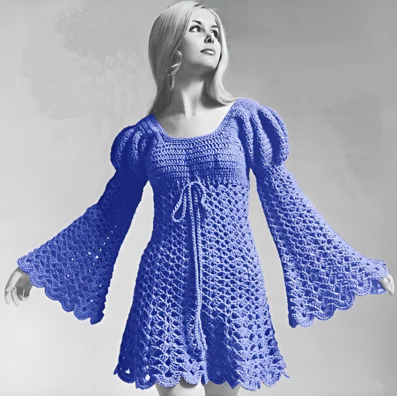 70s Flared Dress - Etsy 70s Flared Dress - Etsy