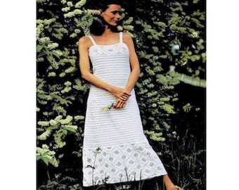 Crochet Wedding Dress Pattern: Sundress Design (PDF Pattern)