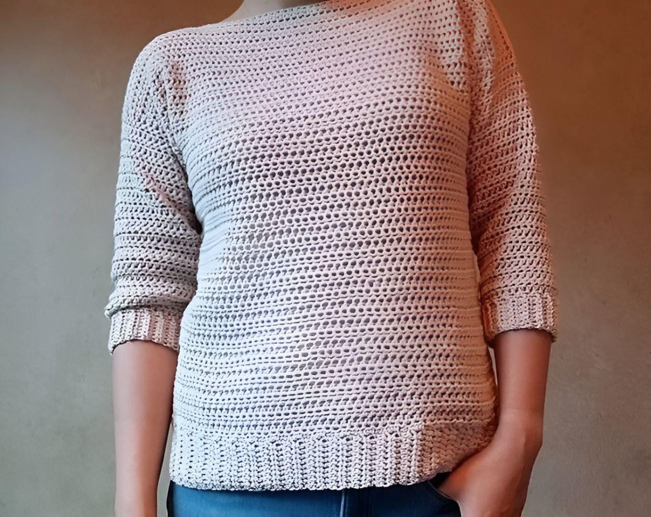 【hyke】2024SS　CROCHETED SWEATER HYKE【ハイク】CROCHETED SWEATER ( 11360 ) | glamour online