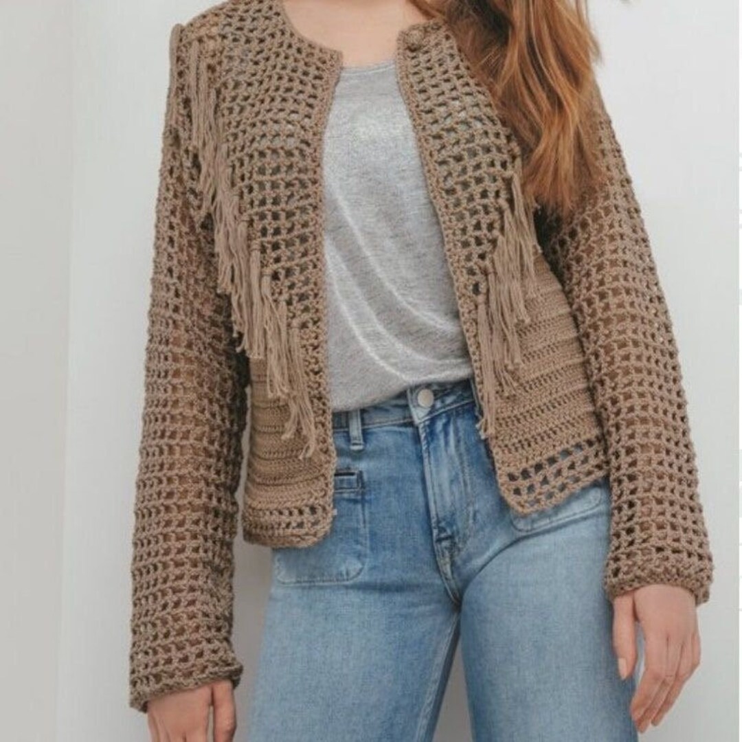 【値下げ】PHOTOCOPIEU 2023AW CROCHET BLOUSON CARDIGAN カーディガン グレー サイズ：36 (EC) 楽天市場】【中古】PHOTOCOPIEU2023AW CROCHET BLOUSON CARDIGAN