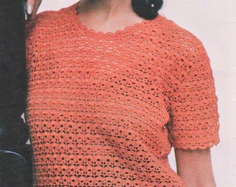 Crochet Halter Top Pattern: Easy Women's Vintage Top (PDF Download)