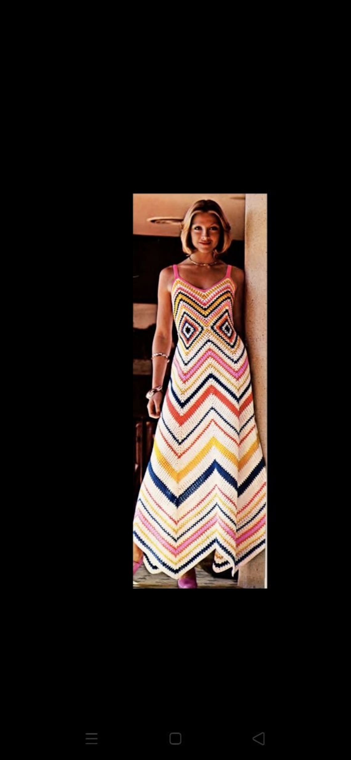 Dress Crochet Pattern Long Dress Crochet Easy Dress Pattern Etsy