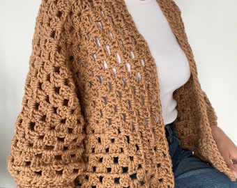Cardigan Crochet cardigan pattern,  Classic Granny Hexagon Cardigan Pattern, women&#39;s cardigan  instant download pdf