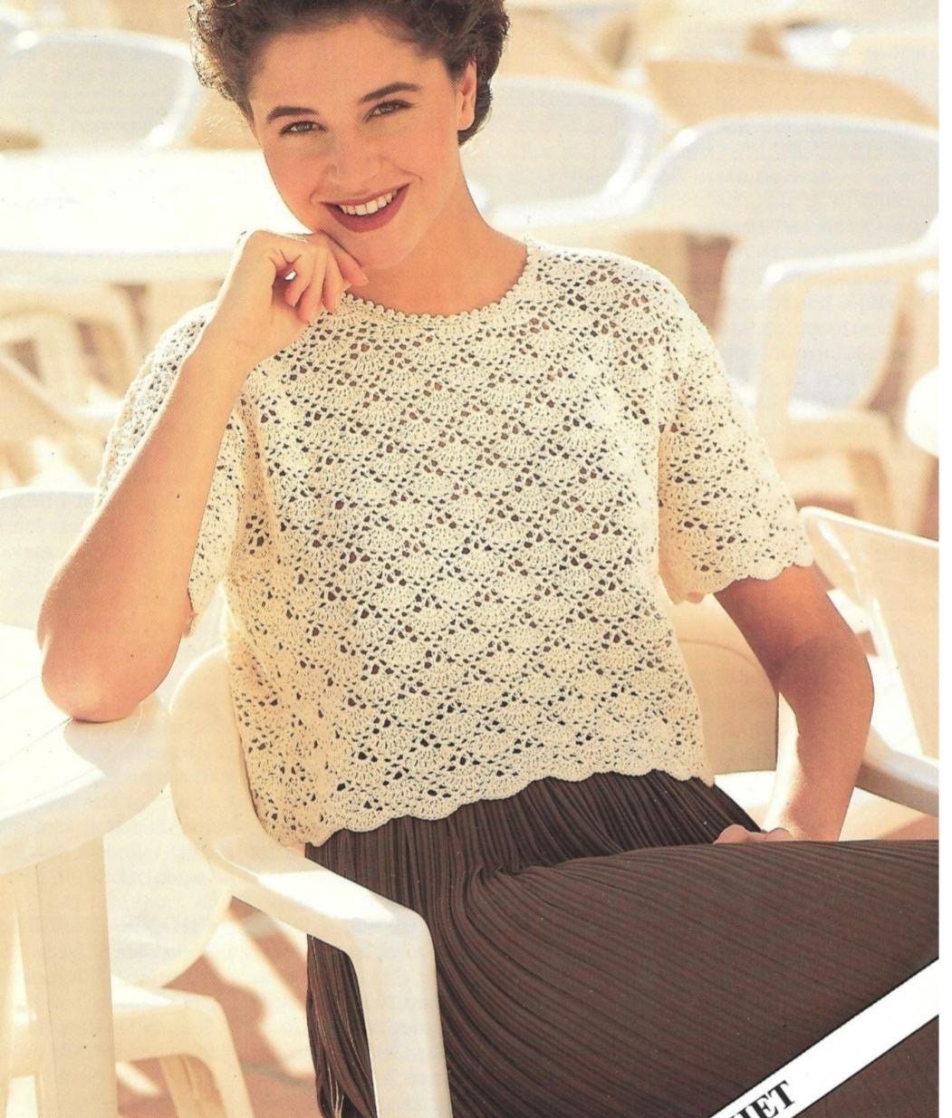 Crochet Top, Top Crochet Pattern, Lace Top Crochet, Shell