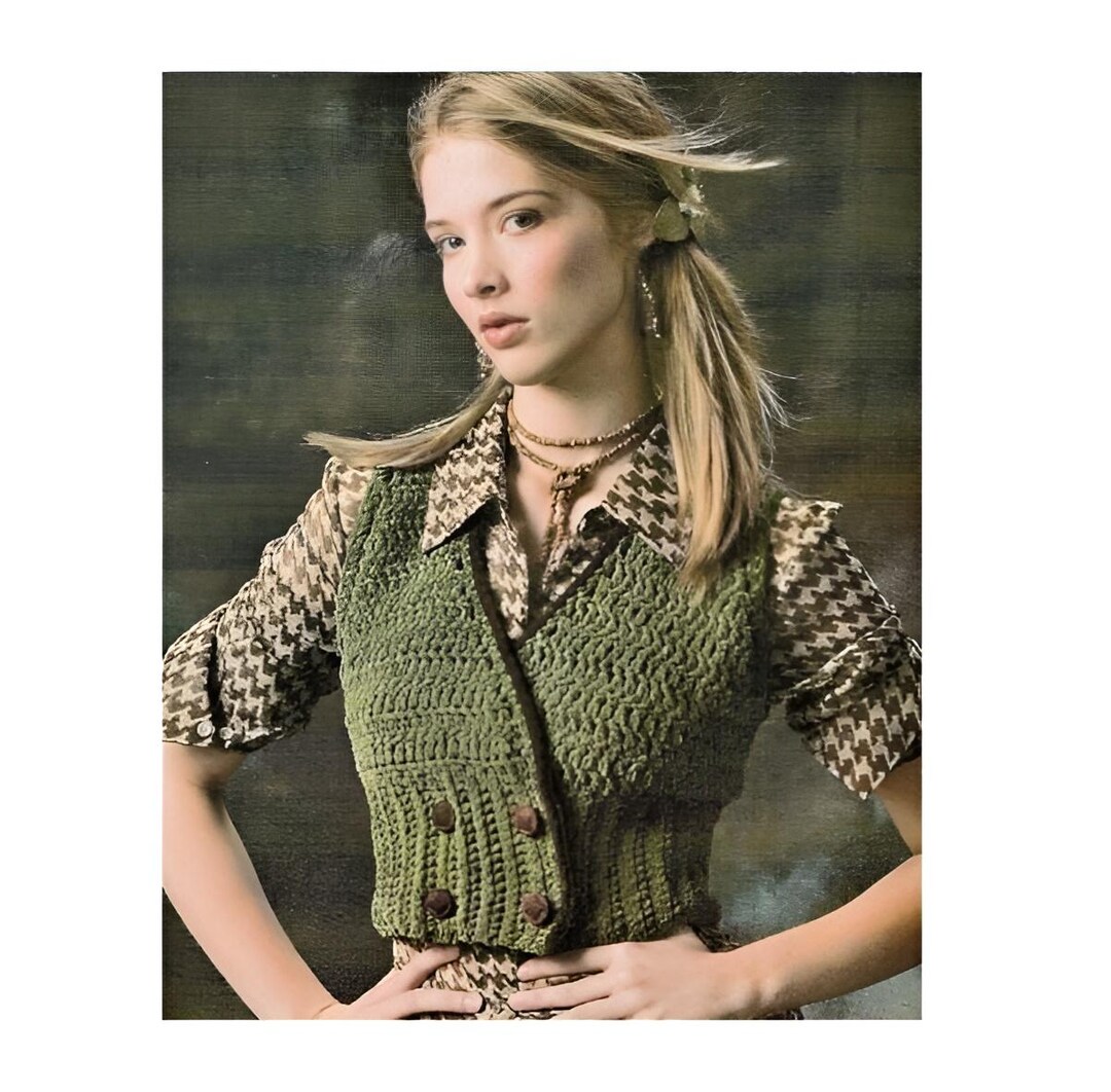 Vest Crochet Pattern Easy Vest Crochet Pattern Summer Vest Women Pdf