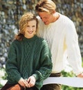 Vintage Aran Cable Knit Sweater Pattern: His & Hers Pullovers (PDF Download)