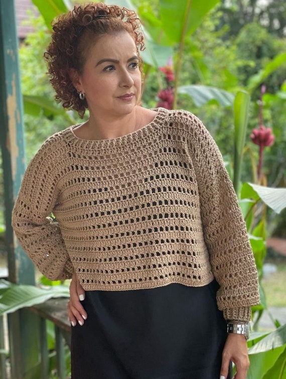 Maglione da donna lavorato a maglia all'uncinetto soffice inverno autunno maglione elastico corto dolcevita grafica bella tunica elegante maglioni a tunica, Blu, XL