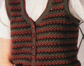 Crochet Vest Pattern, Crochet Sweater Vest Pattern, Crochet Tank Top Pattern, Crochet Jumper Pattern, Crochet Sweater Pattern, Crochet Top