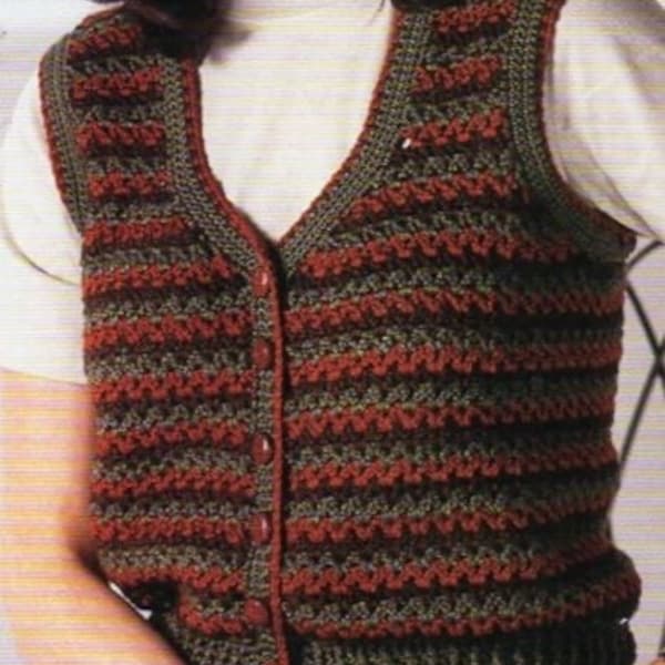 Crochet Vest Pattern, Crochet Sweater Vest Pattern, Crochet Tank Top Pattern, Crochet Jumper Pattern, Crochet Sweater Pattern, Crochet Top