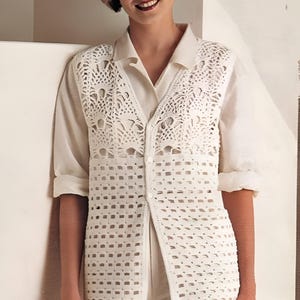 Crochet cardigan, summer cardigan, crochet pattern cardigan PDF