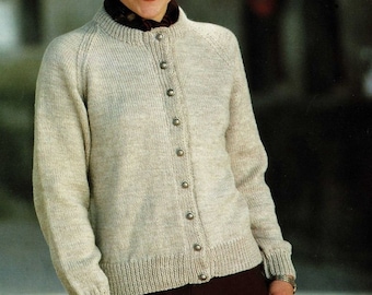 Cardigan pattern, knitting cardigan, classic women cardigan PDF