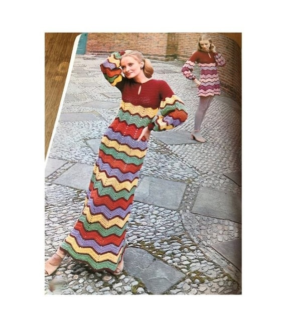 white christmas dresses Crochet Kit main image 1