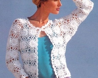 Crochet pattern summer top /Womens Crochet Pattern mesh top/ crochet summer cardigan