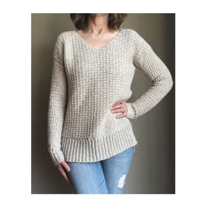 Crochet Sweater pdf pattern Crochet Long Sweater Pattern: Women&#39;s Sizes S-3XL (PDF Pattern)instant download