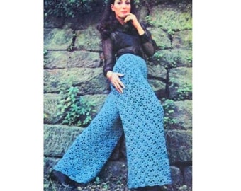 Pants crochet pattern, lace pants crochet, trousers crochet pattern pdf