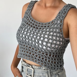 Mesh top, crochet top,  top pattern, beginner top, beginner pattern , PDF