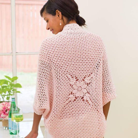 Crochet Cocoon Cardigan Pattern: Oversized Bolero Shrug (PDF)