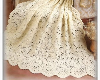 Crochet Pattern Blanket, Lace Blanket Crochet, Afghan Crochet
