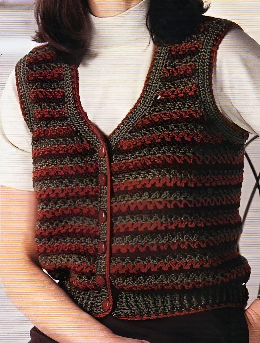 Crochet Vest Pattern, Crochet Sweater Vest Pattern, Crochet Tank Top Pattern, Crochet Jumper Pattern, Crochet Sweater Pattern, Crochet Top