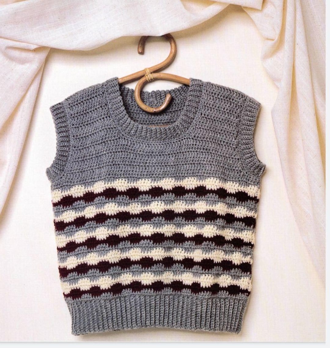 Crochet Sleeveless Vest