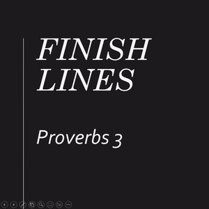 Easy PowerPoint Based Game for Senior Activity Programs - Finish Lines : Proverbs 3