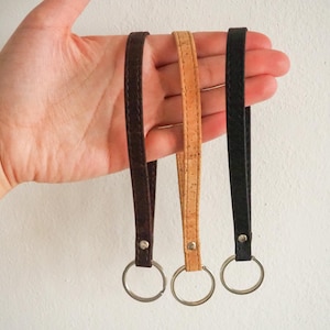 Schlüsselanhänger aus Kork mit Handschlaufe – Umweltfreundlich & Vegan