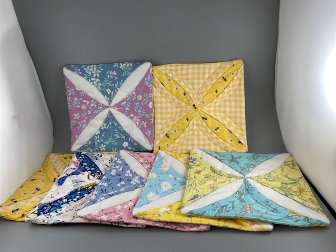 Quilted Hot Pads Made With Insulbright Etsy