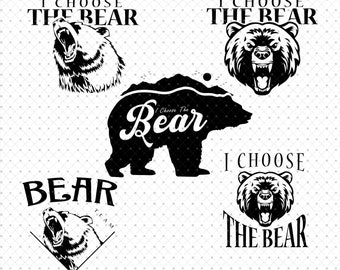 I Choose The Bear PNG