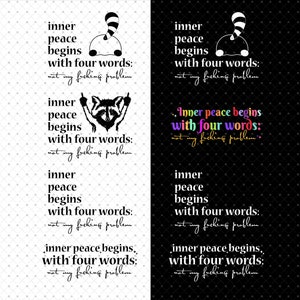 Inner Peace Begins With Four Words PNG