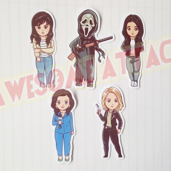 Scream 6 Vinyl Sticker Set of 5