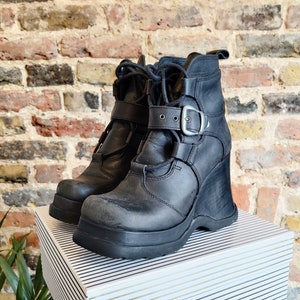 Grey wedge boots uk new arrivals