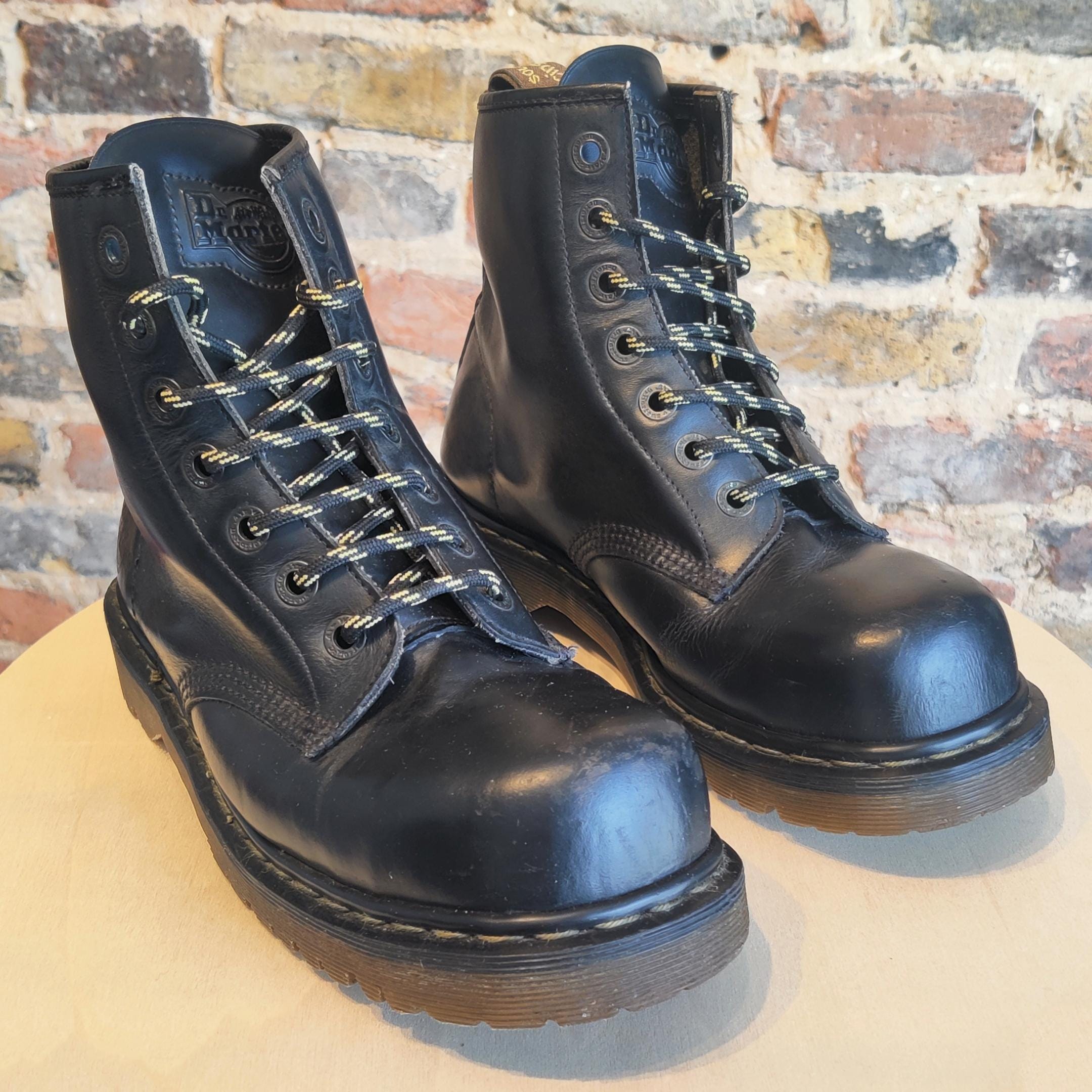Schnürstiefel Dr Martens Loch Stahlkappe Dr Martens Steel Toe