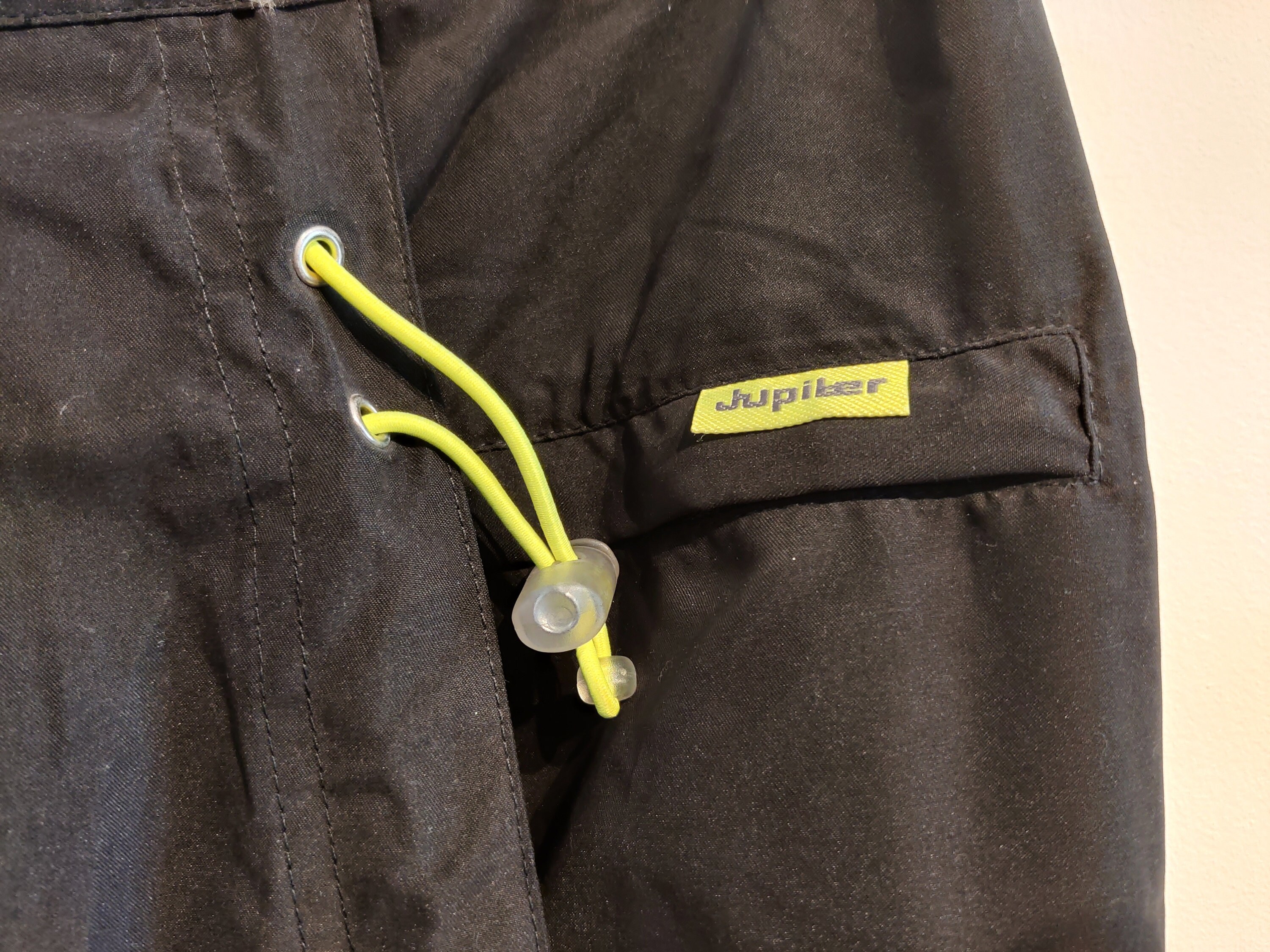 Jupiter Terminal 1 Black Wide Cyber Goth Raver Vintage Y2K Pocket 