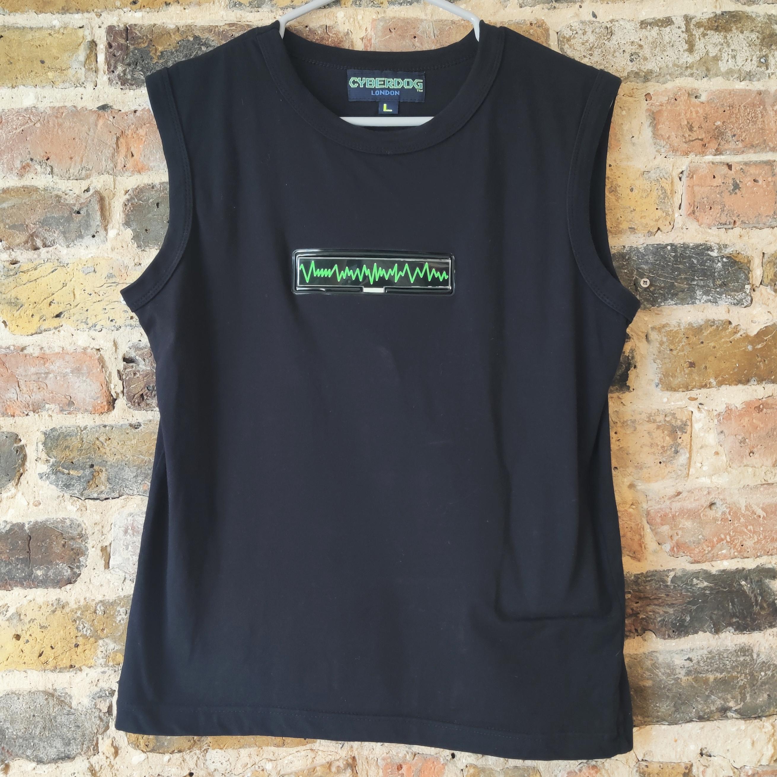 Y2K サイバードッグ ライトパルス Tシャツ EGC グリーン サイバーゴス 