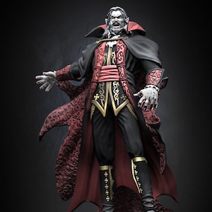 Dracul - Dragun Studios -  Castlevania Symphony of the Night Fan Art - Large Scale Fantasy Miniature