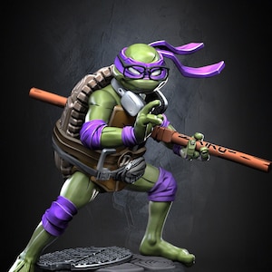 Donnie TmnT - Dragun Studios -  Donatello Teenage Mutant Ninja/Hero Turtles Fan Art - Large Scale Fantasy Miniature