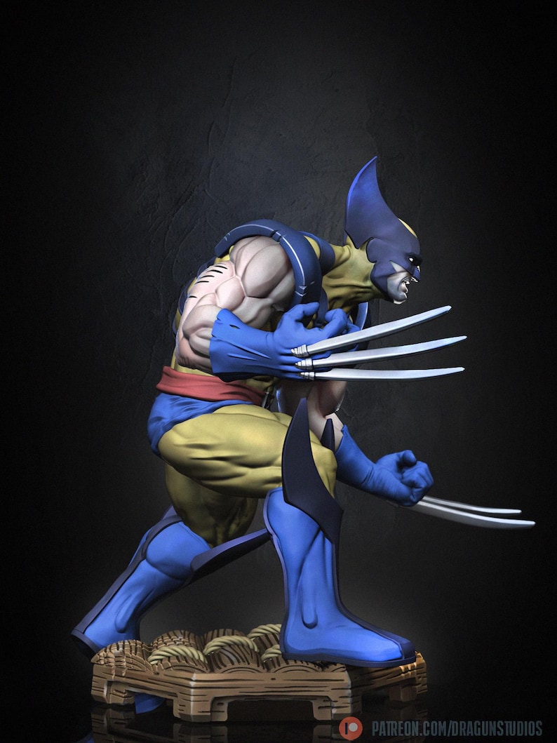 Wolverine Action Pose - Marvel/comic Style Fan Art Dragun Studios ...
