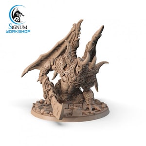 Argast, The Demon Guardian – Signum Workshop - Tiefling Deity Miniature, D&D, Fantasy