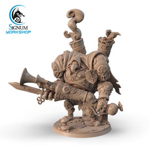Steam Plague Golem – Signum Workshop - League of Plague Doctors Miniature, D&D, Fantasy