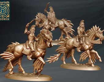 Sea Elf Calvary by Labyrinth Models - Etsy